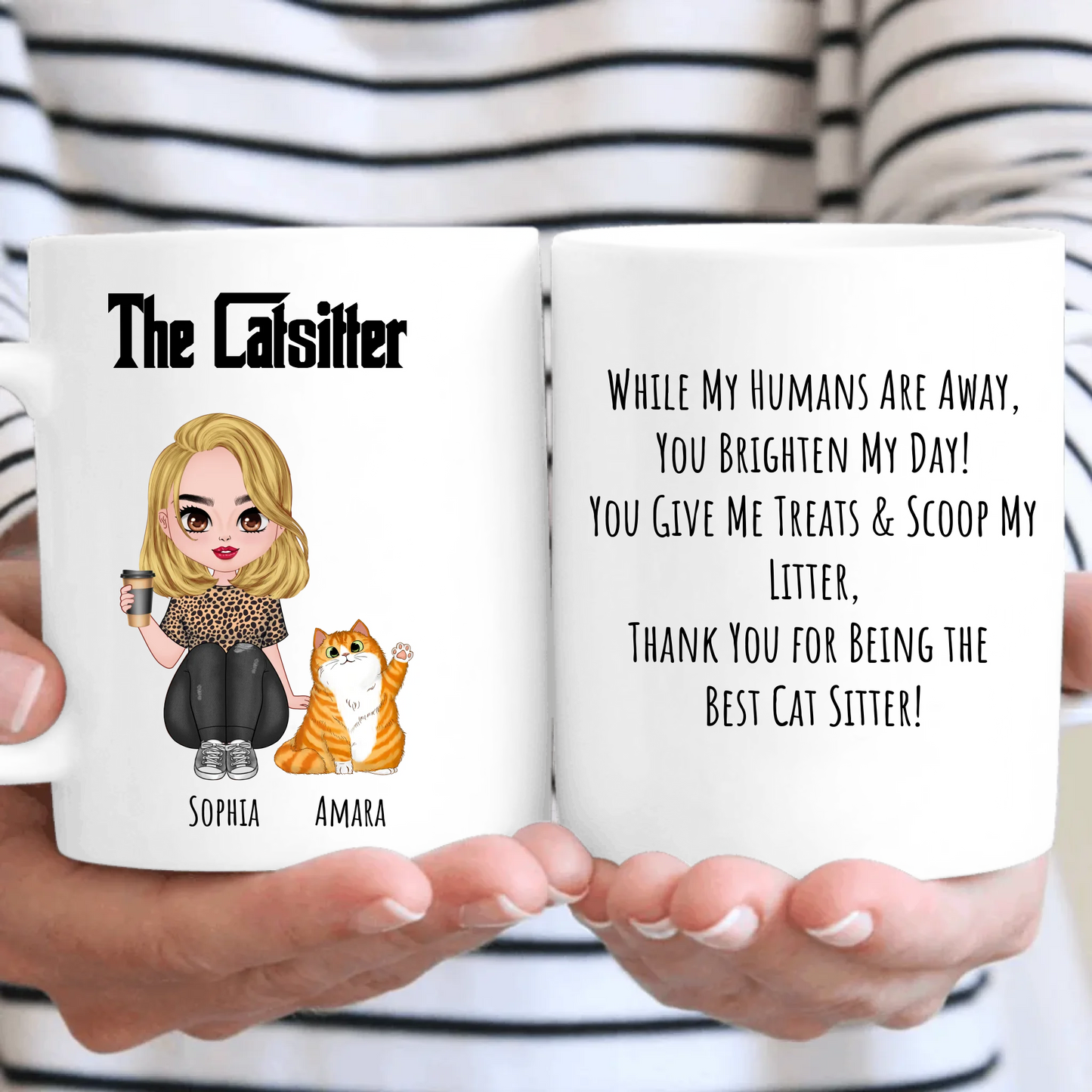 The Catsitter Personalised Gift Mug