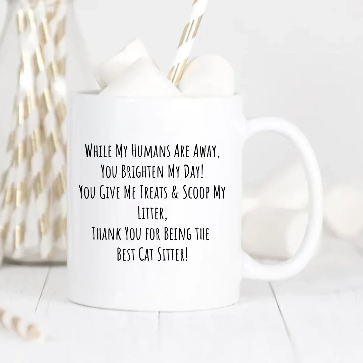The Catsitter For Him Personalised Gift Mug