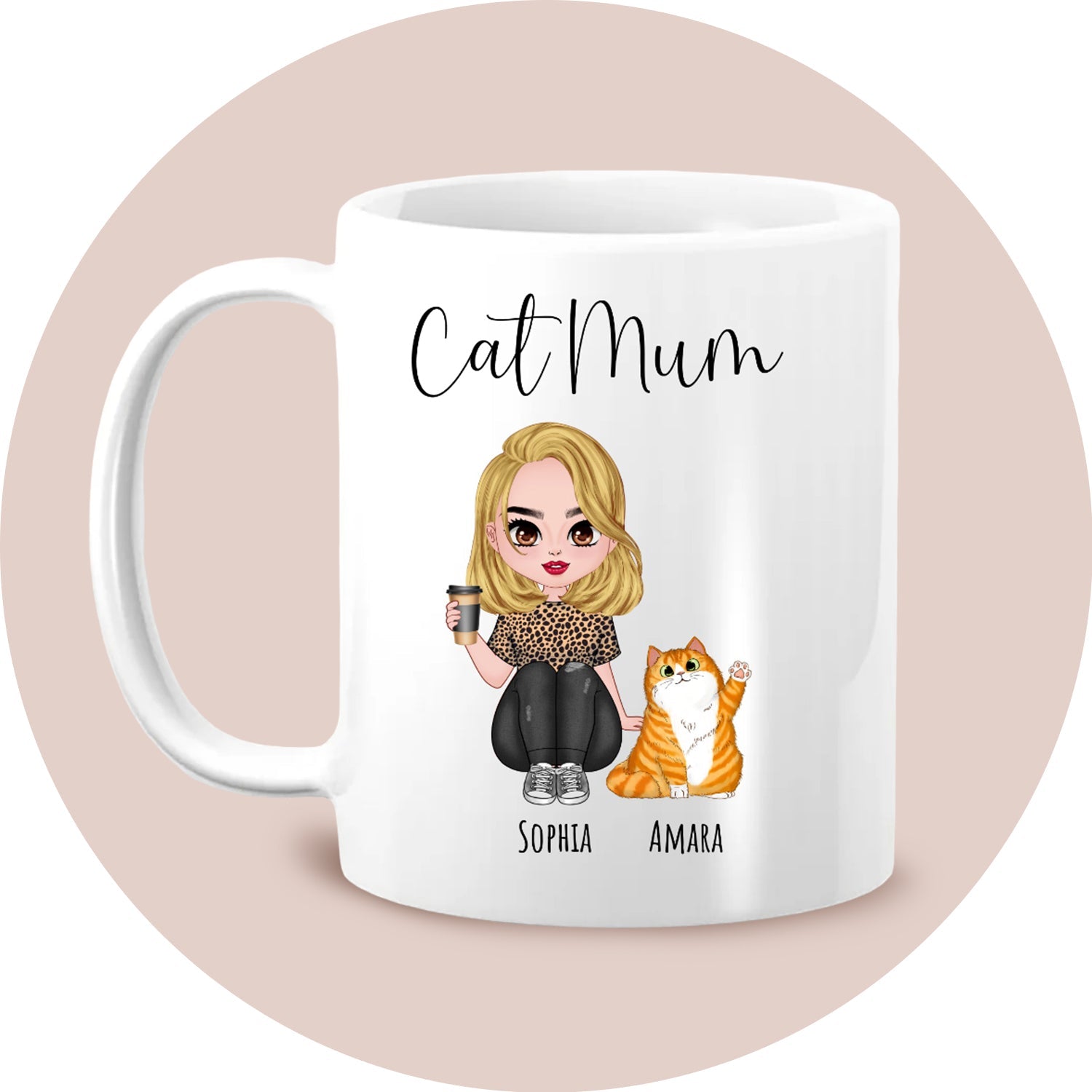 Personalised Cat Mugs