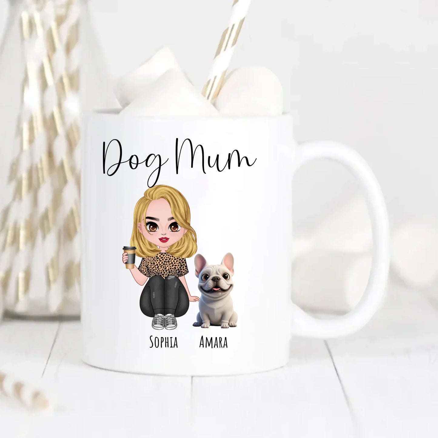 Personalised Dog Mum Mug