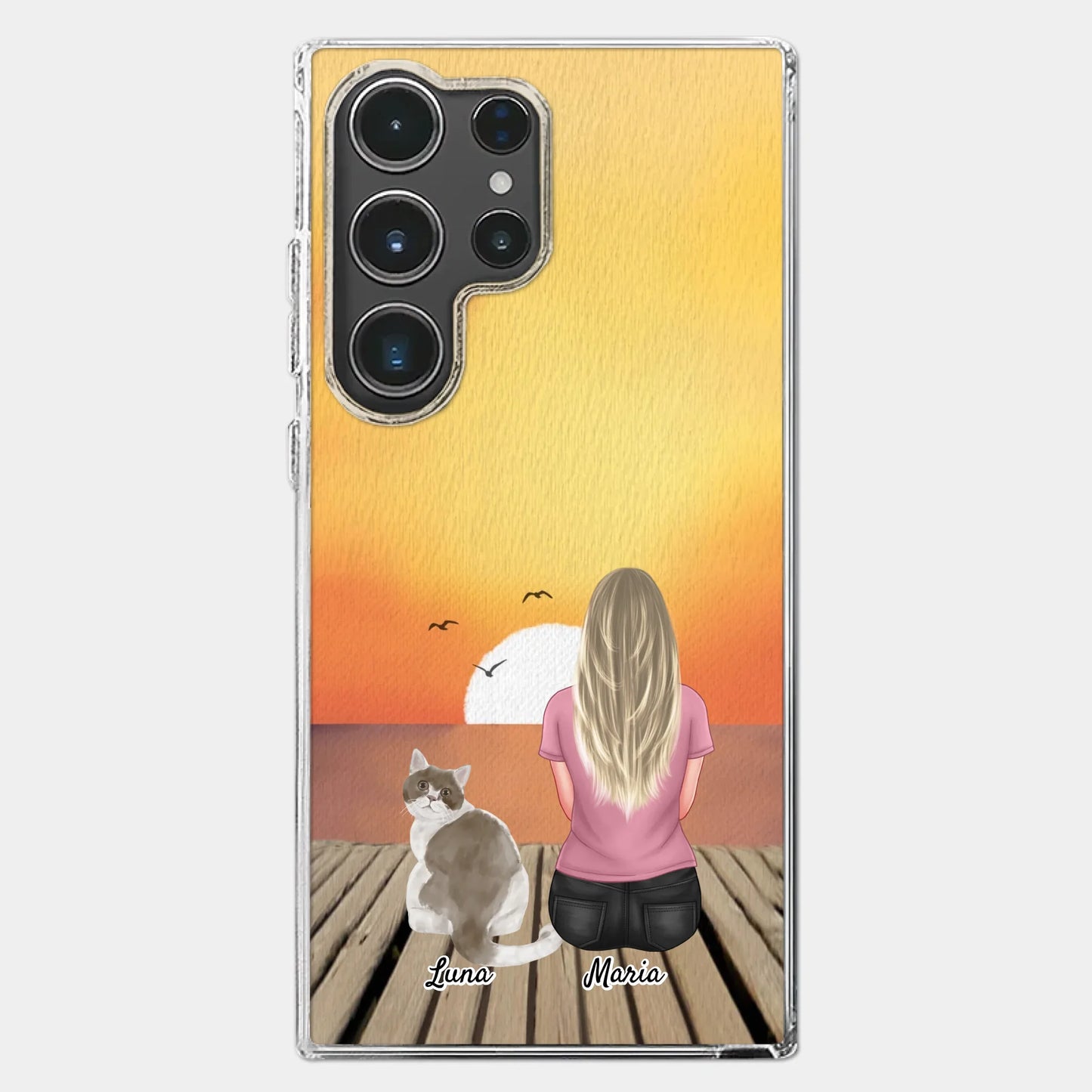 Custom Cat Mum Phone Flexi Case