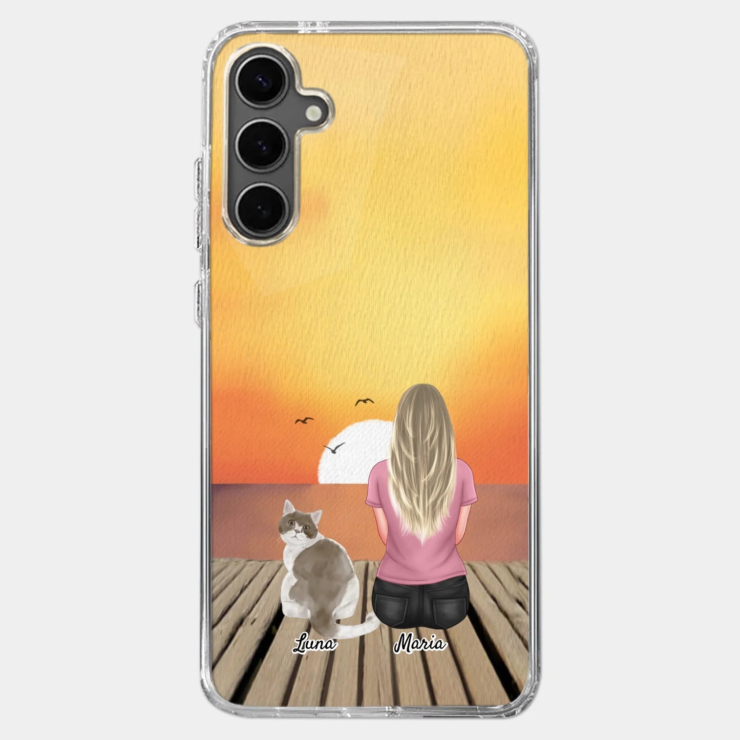 Custom Cat Mum Phone Flexi Case