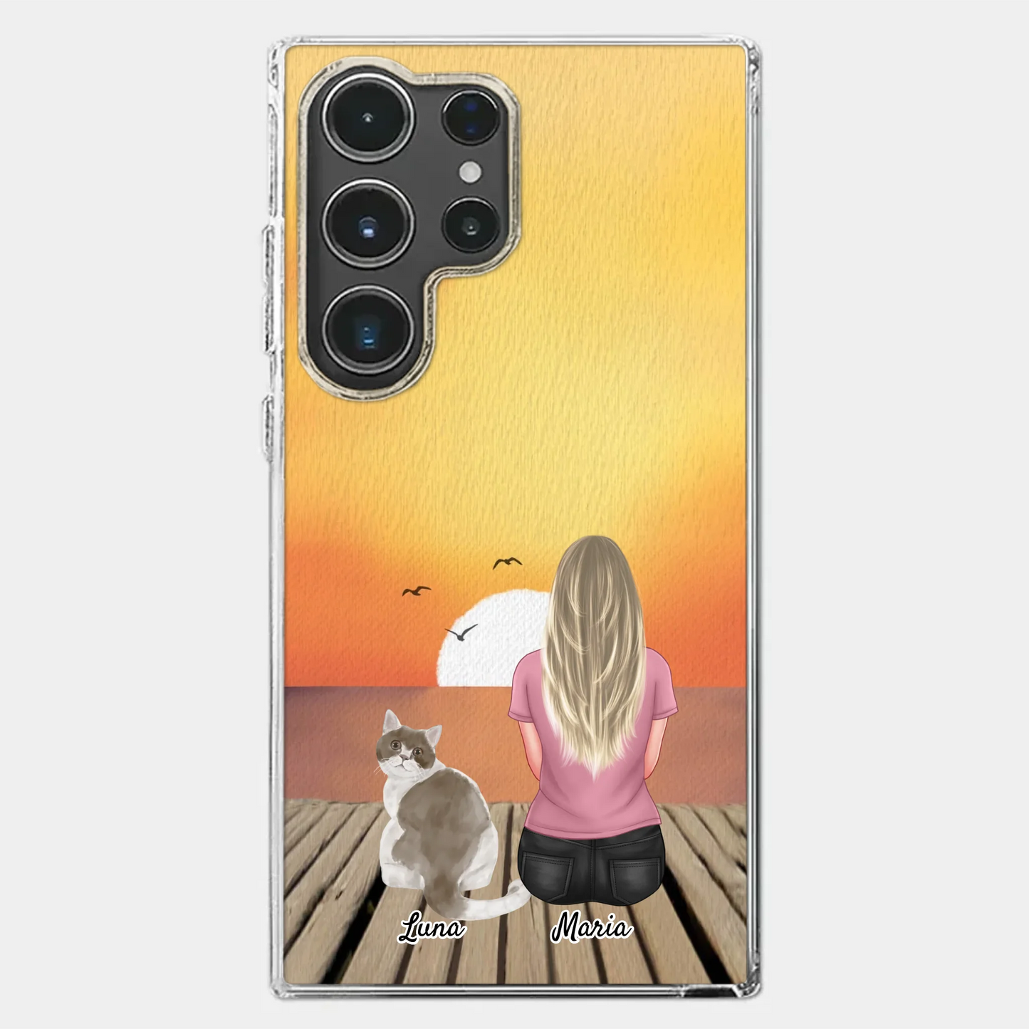 Custom Cat Mum Phone Flexi Case