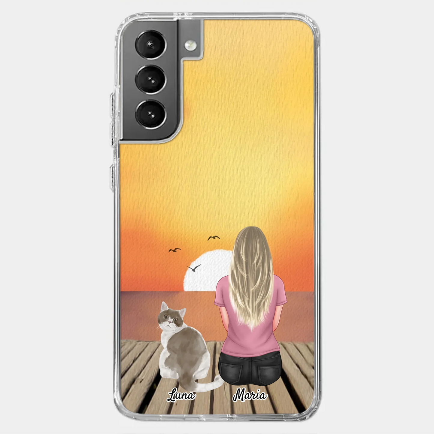Custom Cat Mum Phone Flexi Case