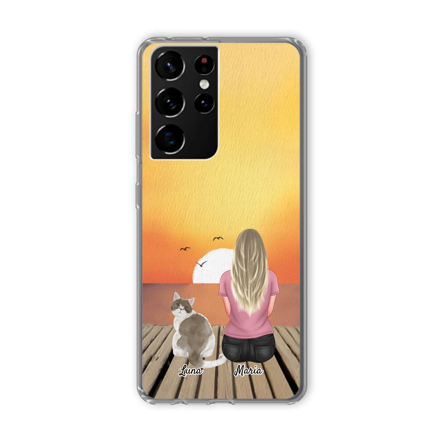 Custom Cat Mum Phone Flexi Case