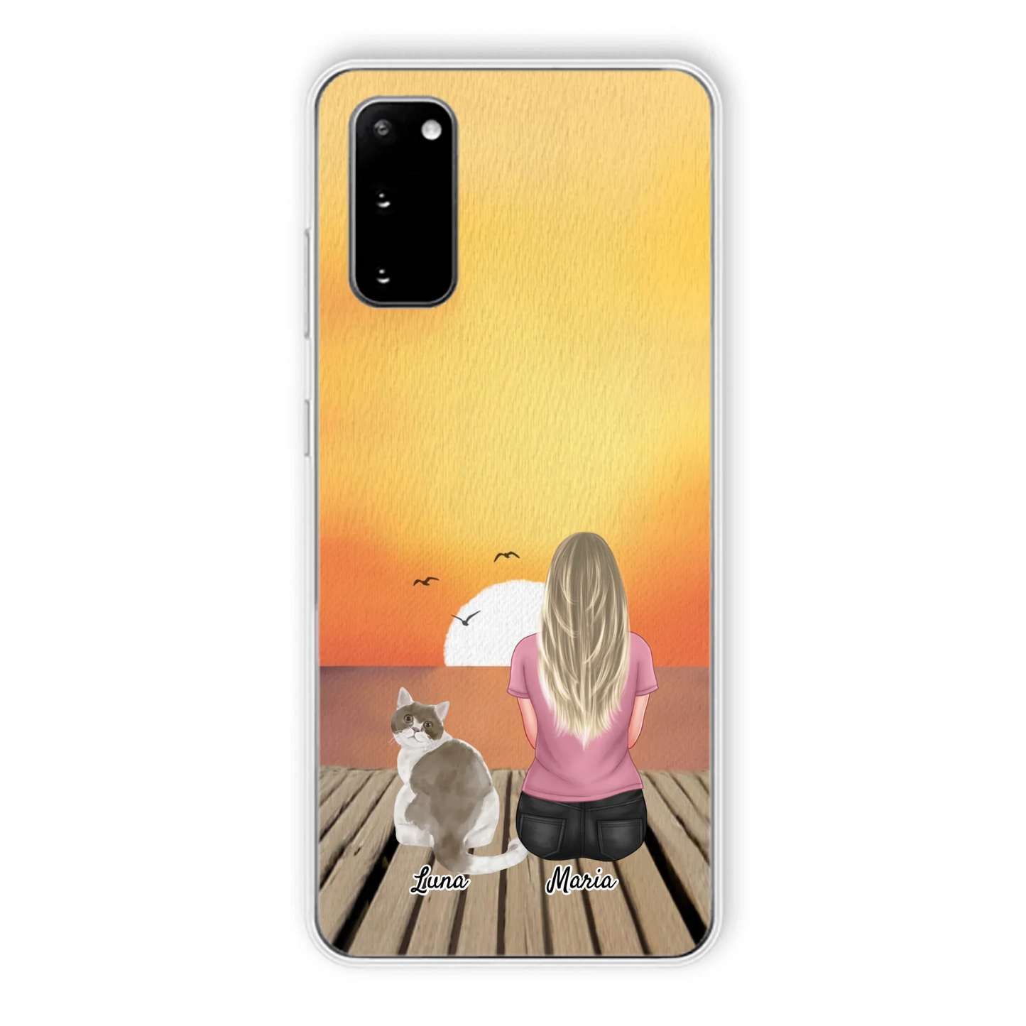 Custom Cat Mum Phone Flexi Case