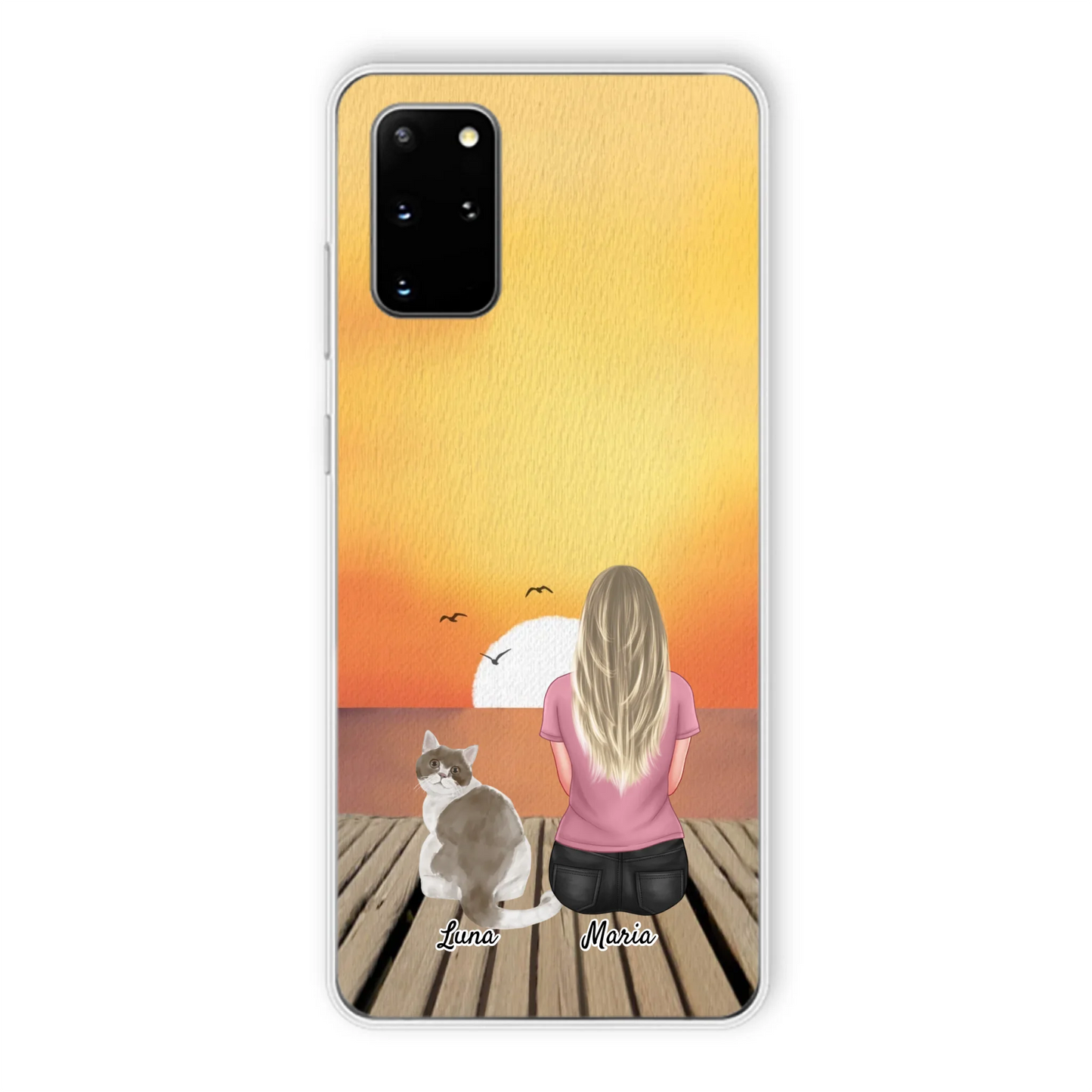 Custom Cat Mum Phone Flexi Case
