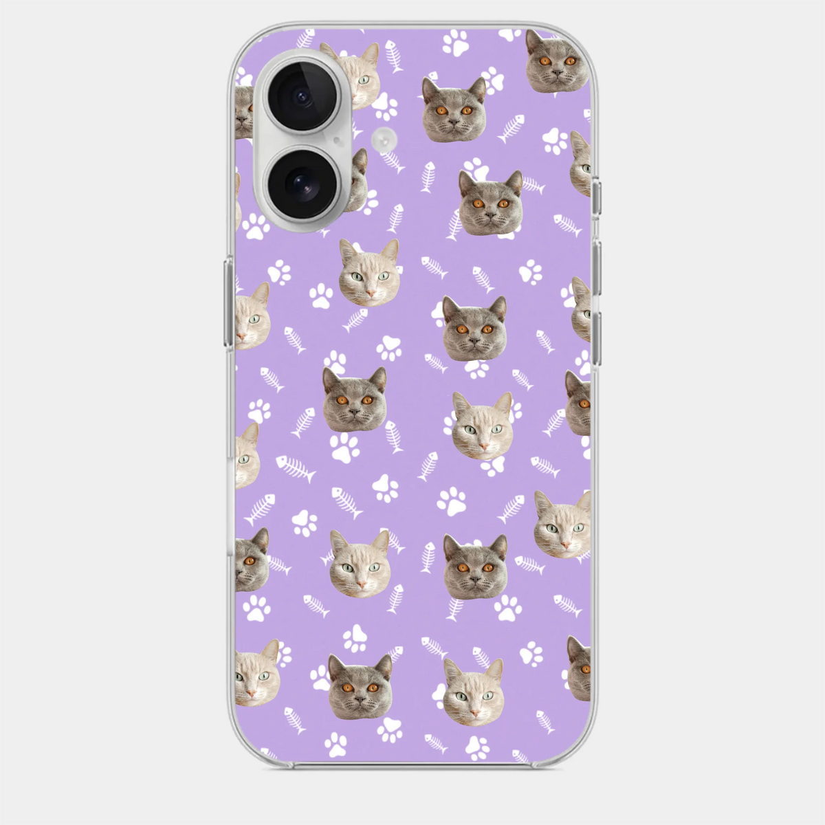 Personalised Pet Faces Photo Upload Phone Case