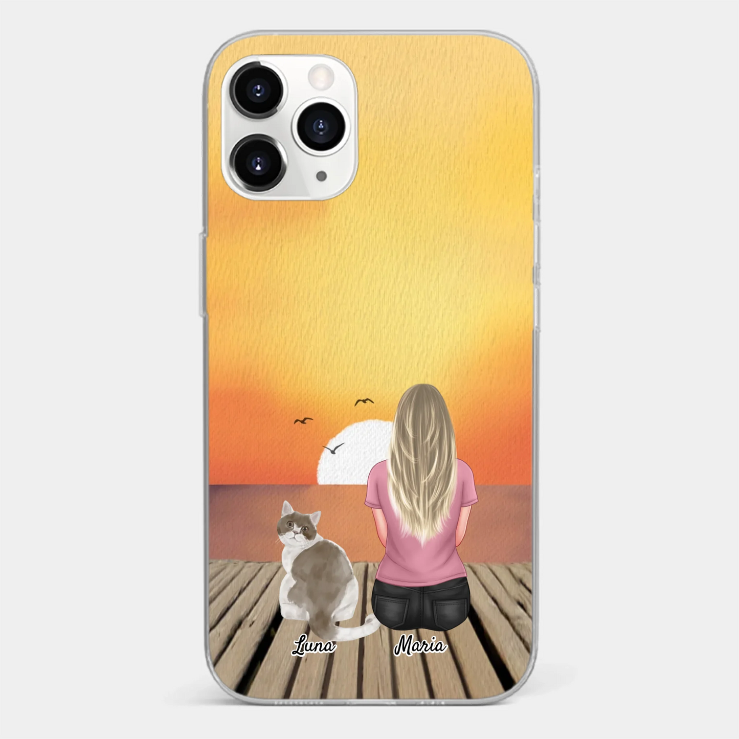 Custom Cat Mum Phone Flexi Case