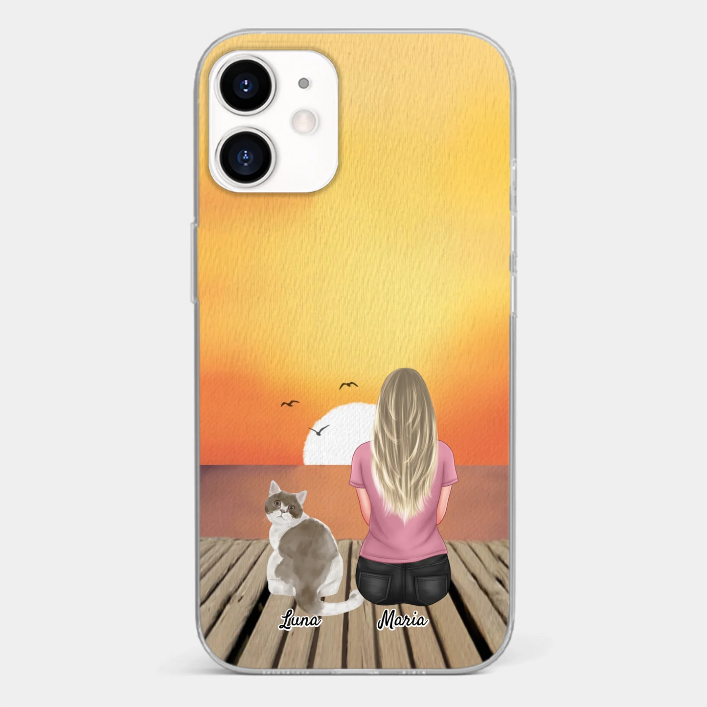 Custom Cat Mum Phone Flexi Case