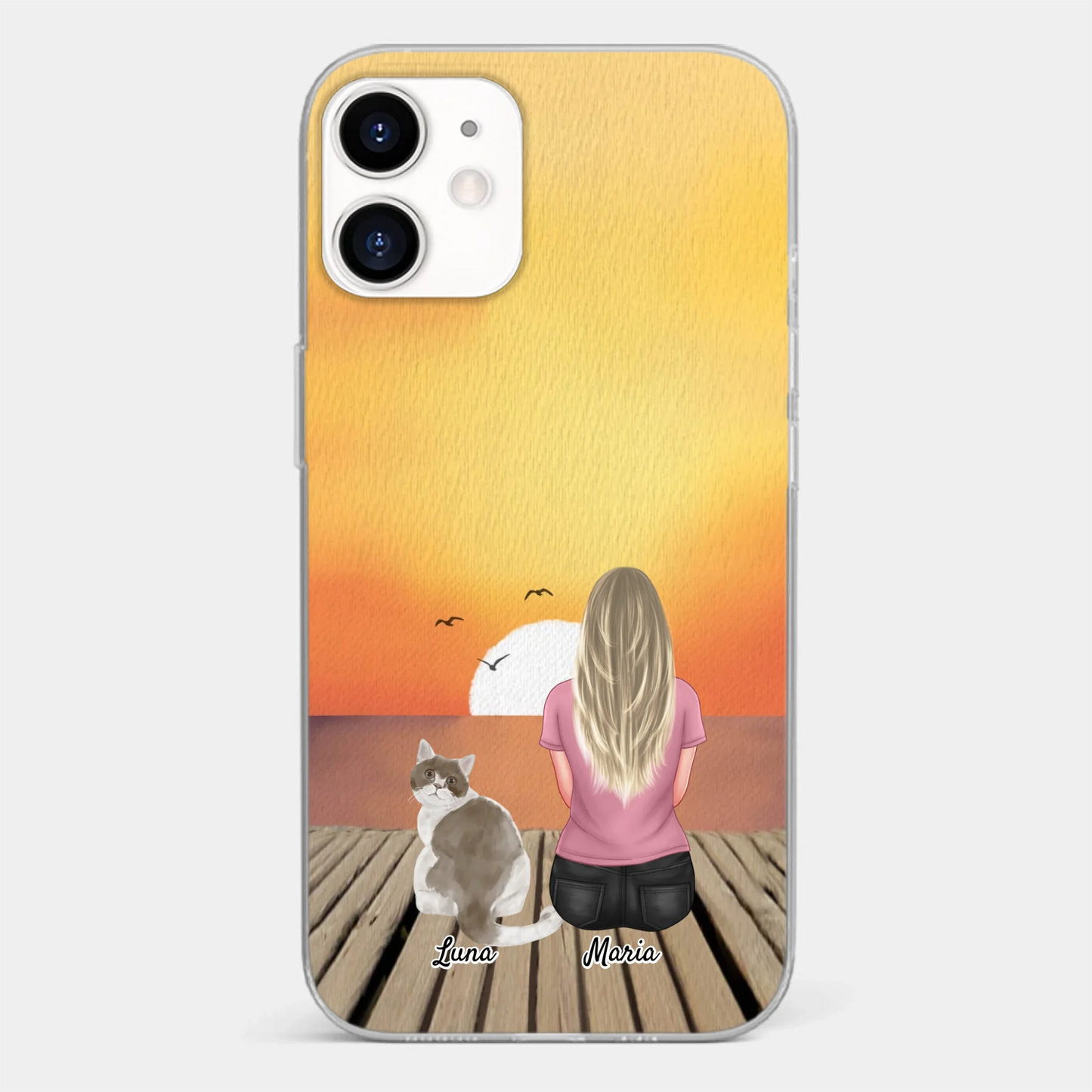 Custom Cat Mum Phone Flexi Case