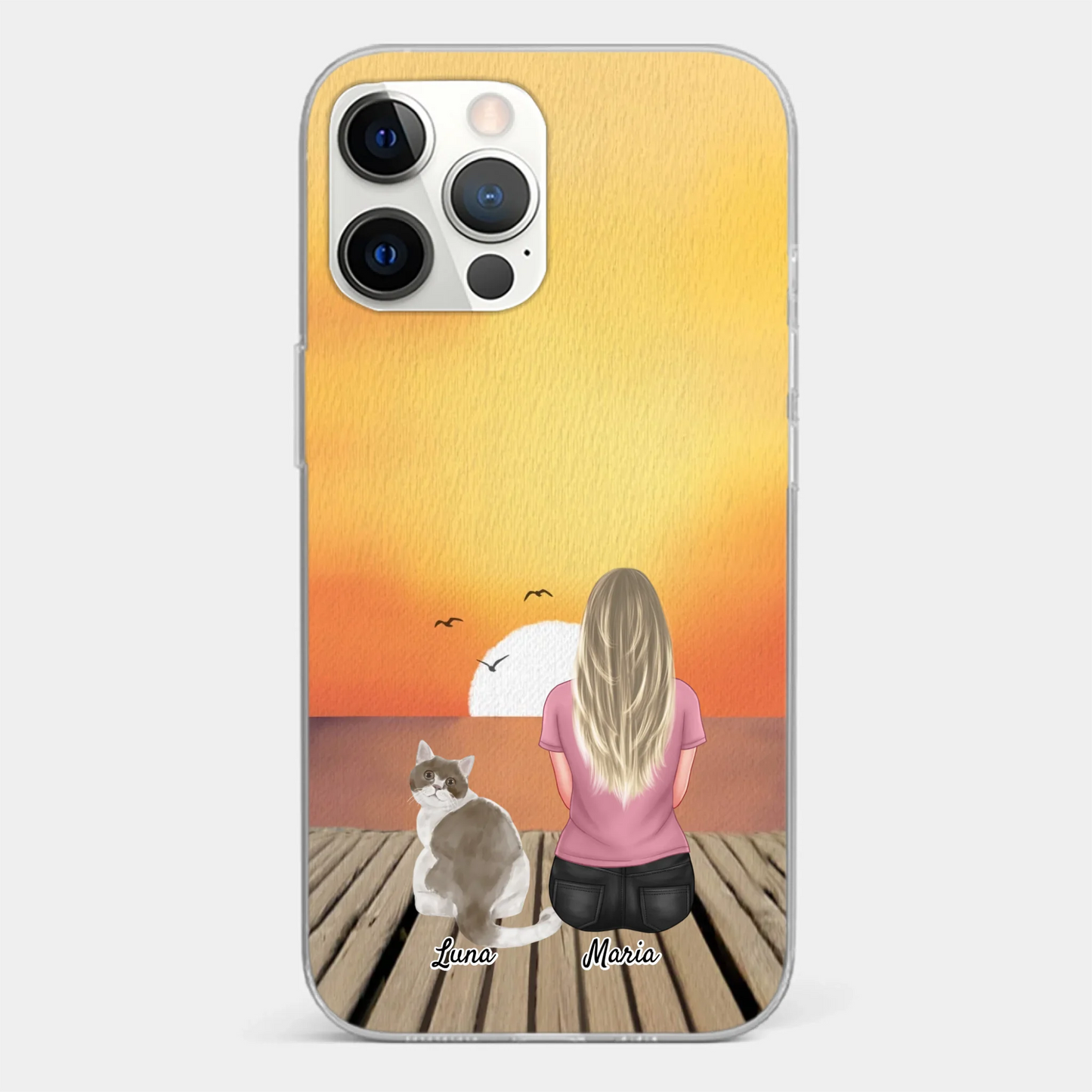 Custom Cat Mum Phone Flexi Case