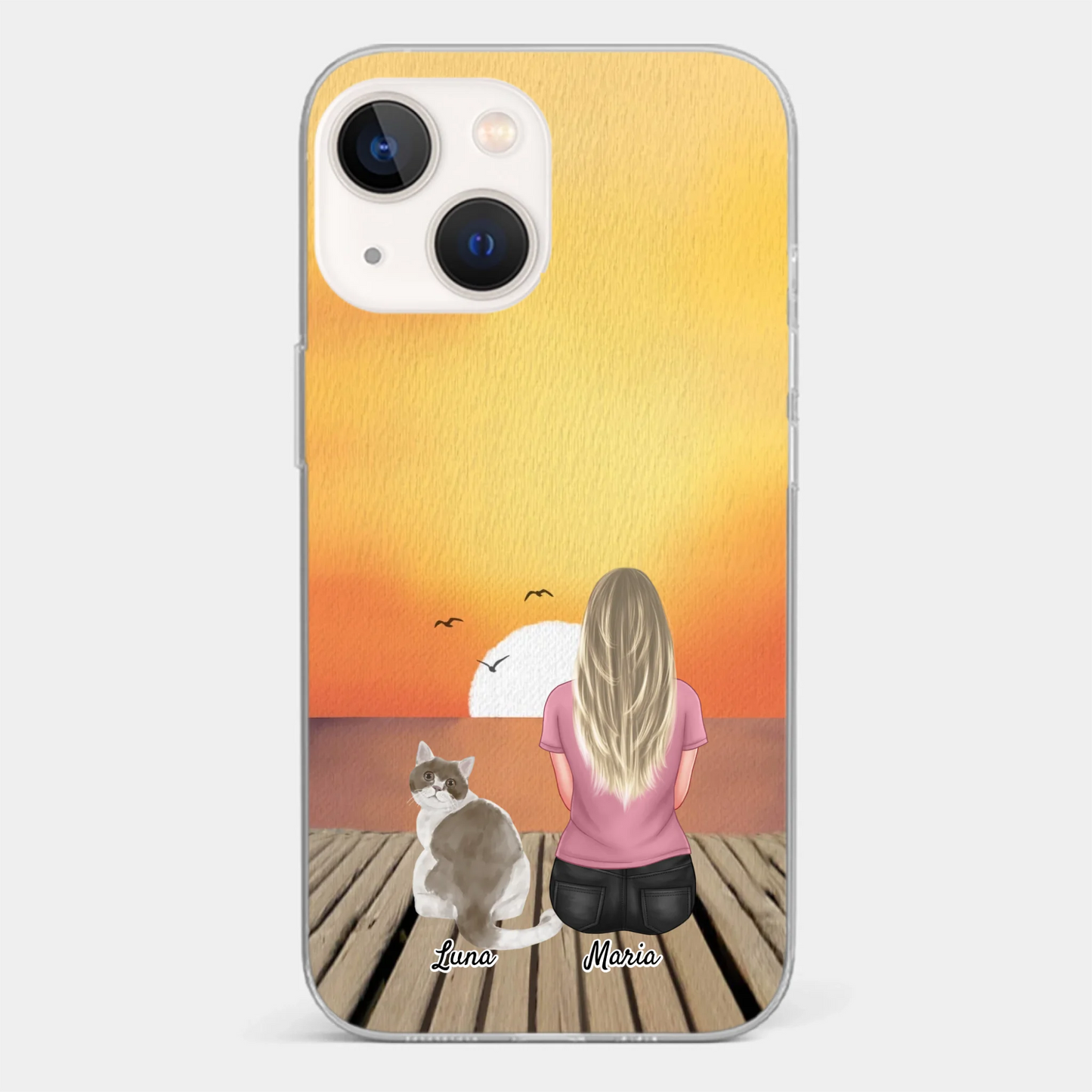 Custom Cat Mum Phone Flexi Case