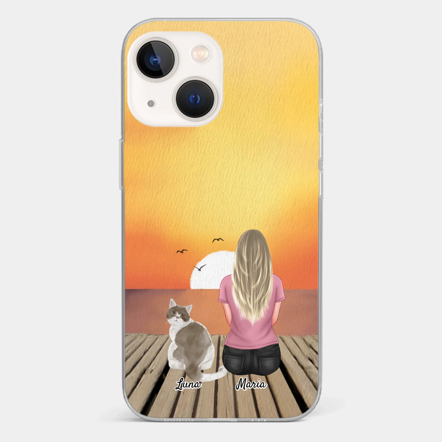 Custom Cat Mum Phone Flexi Case
