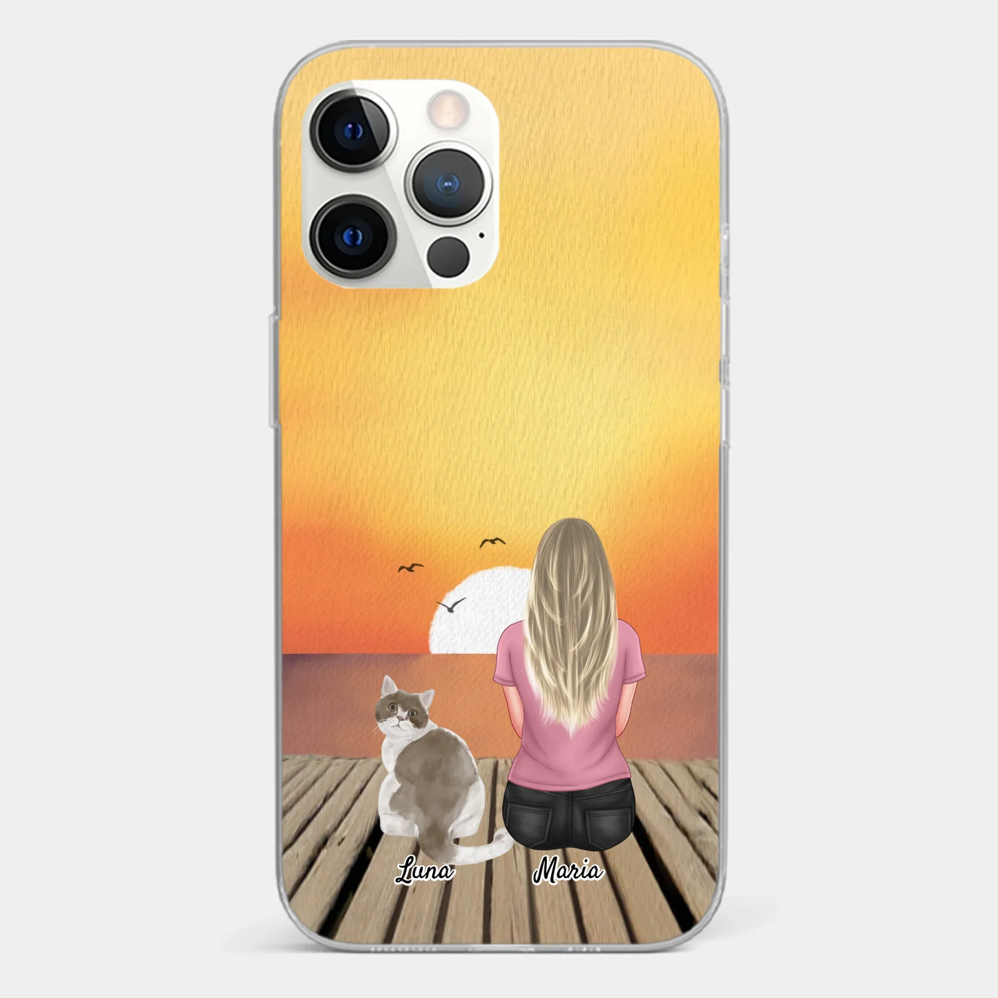 Custom Cat Mum Phone Flexi Case