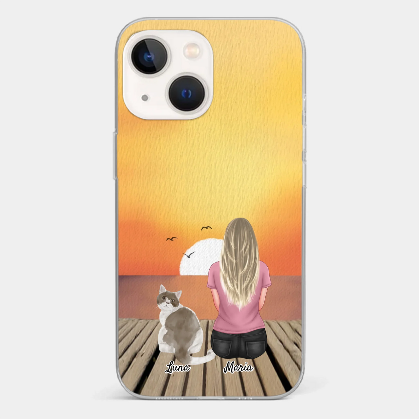 Custom Cat Mum Phone Flexi Case