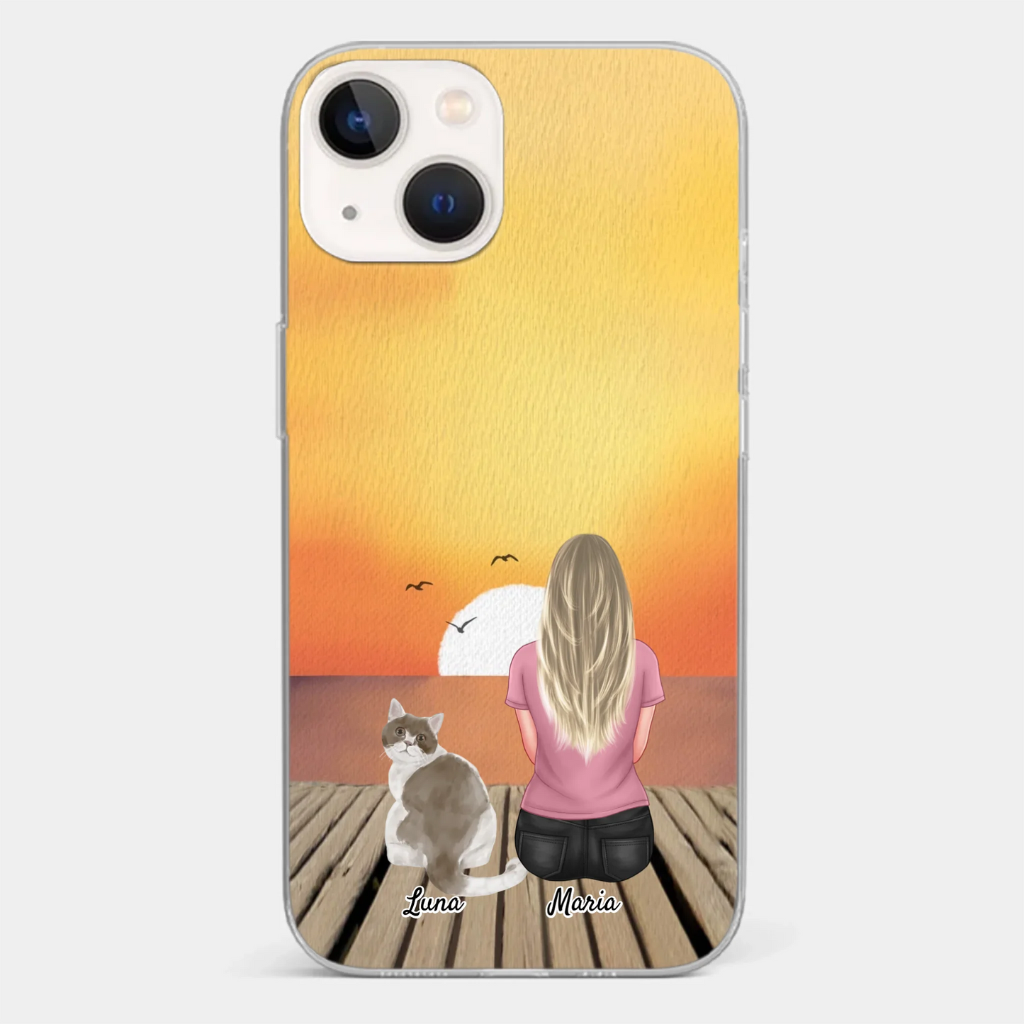 Custom Cat Mum Phone Flexi Case