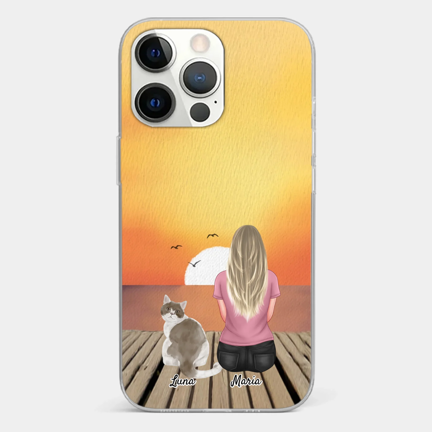 Custom Cat Mum Phone Flexi Case